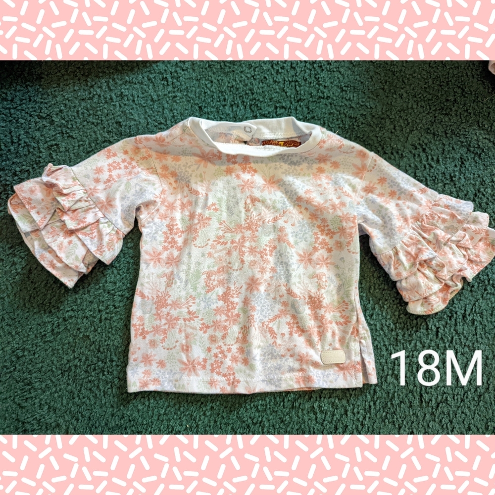 18M floral top